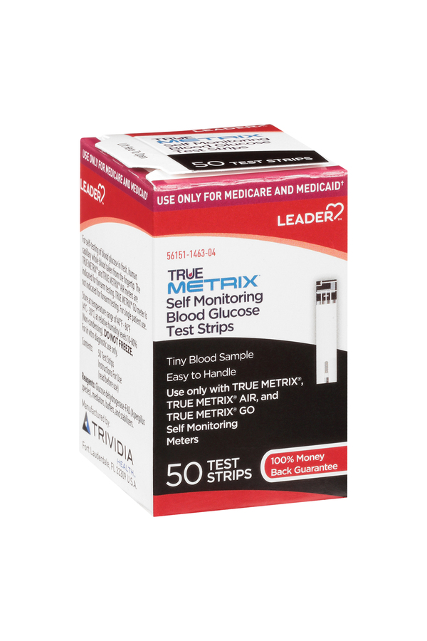 Image for Leader Blood Glucose Test Strips, Self Monitoring,50ea from West Concord pharmacy