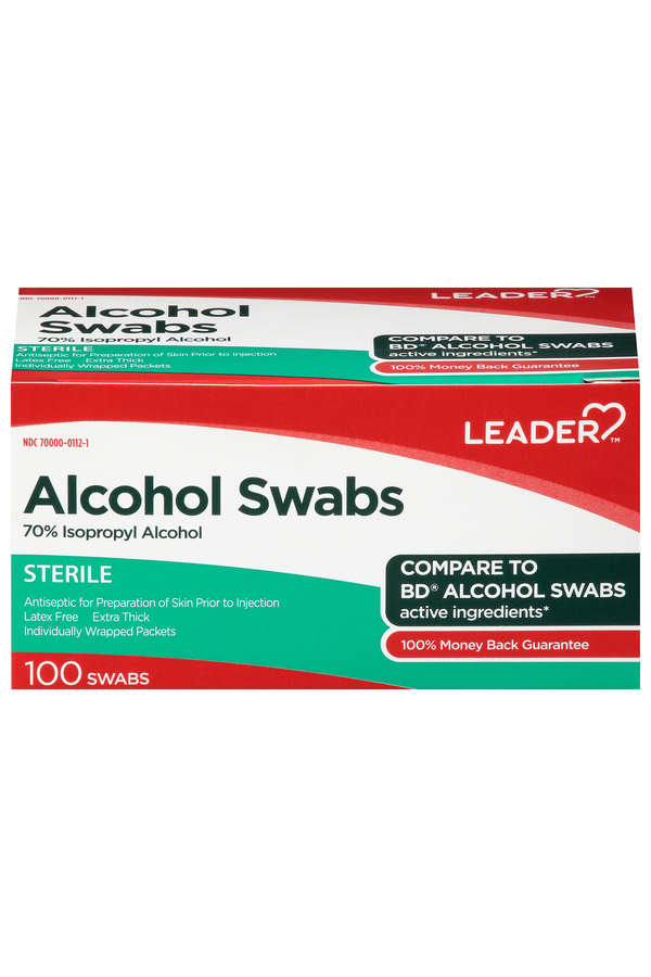 Image for Leader Alcohol Swabs,100ea from West Concord pharmacy