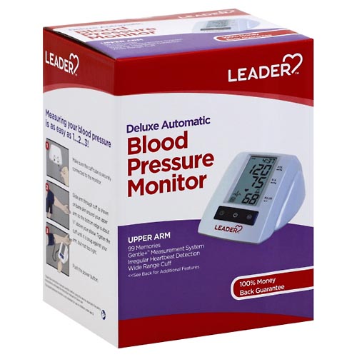 Image for Leader Blood Pressure Monitor, Deluxe Automatic,1ea from West Concord pharmacy