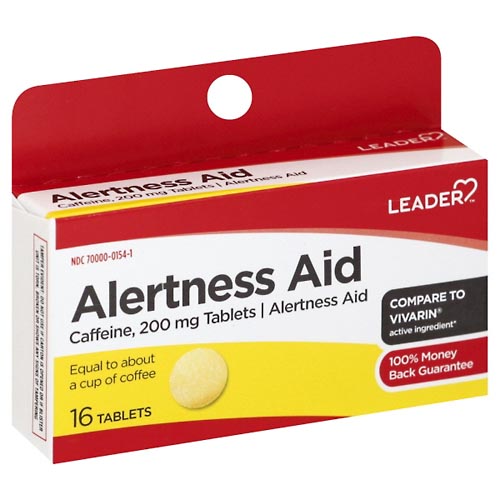 Image for Leader Alertness Aid, Tablets,16ea from West Concord pharmacy