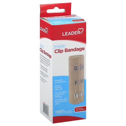 Image for Leader Clip Bandage, Elastic, 6 Inch,1ea from West Concord pharmacy
