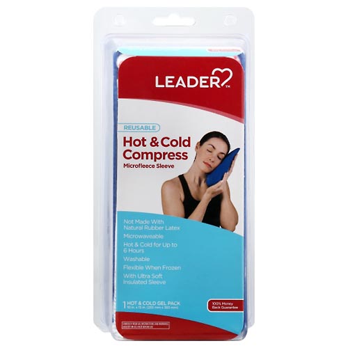 Image for Leader Hot & Cold Compress, Reusable,1ea from West Concord pharmacy