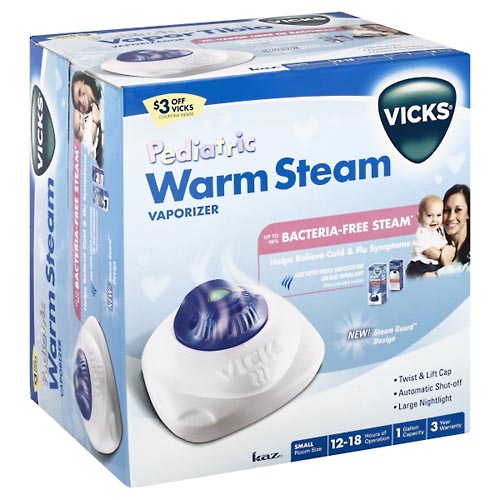 Image for Vicks Vaporizer, Pediatric, Warm Steam,1ea from West Concord pharmacy