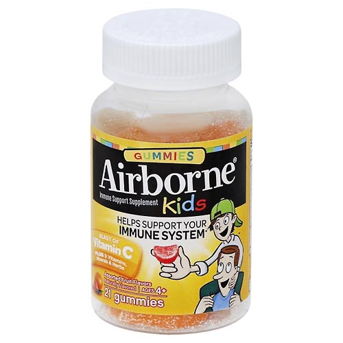 Image for Airborne Immune Support, Gummies, Assorted Fruit Flavors,21ea from West Concord pharmacy